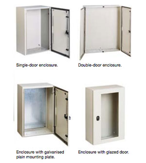 Mild Steel Wall Mounted Enclosures S3D Enclosure from The Enclosure Company